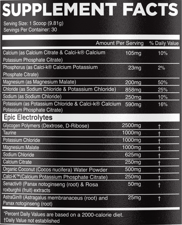 EPIC ELECTROLYTES