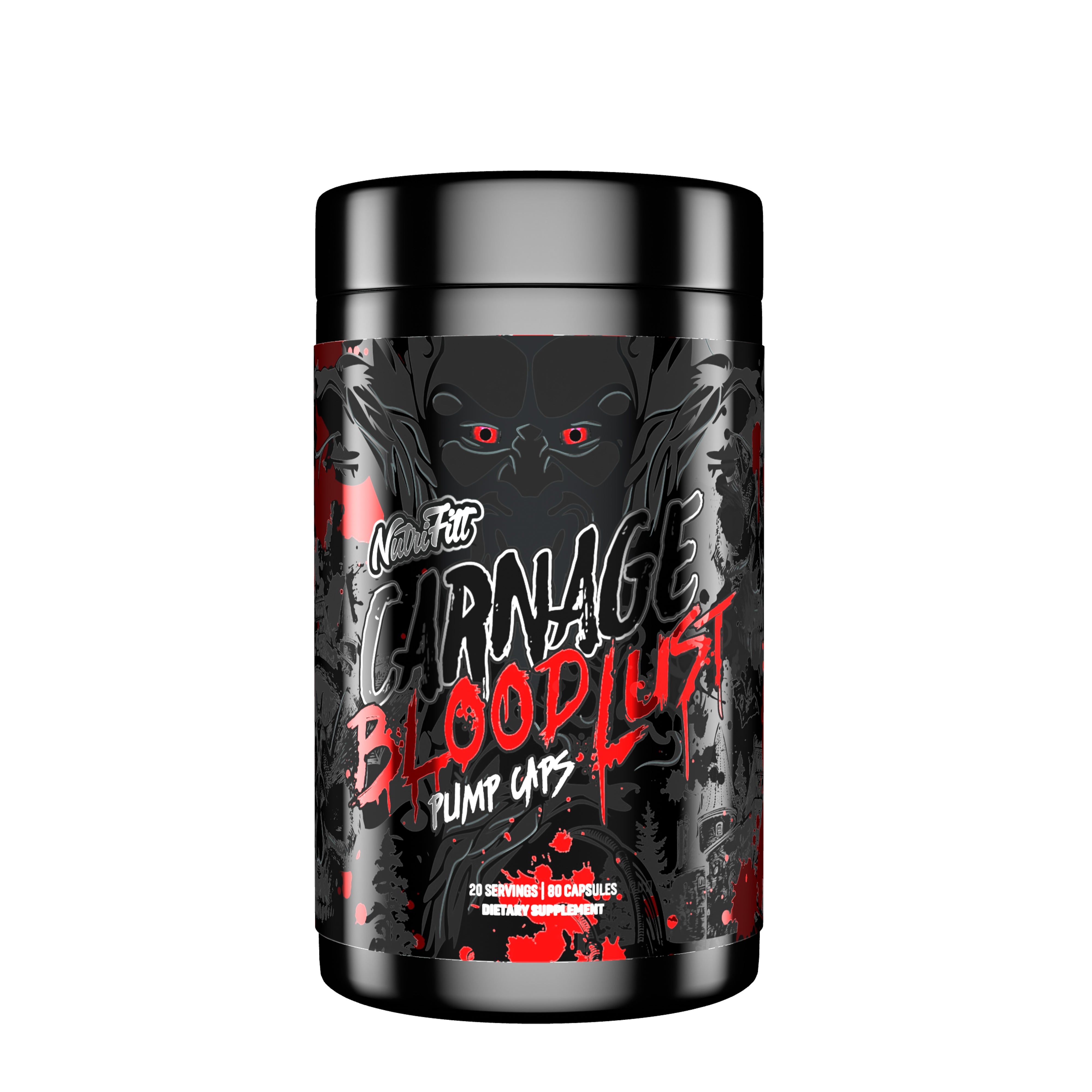 nutrifitt carnage bloodlust pump caps