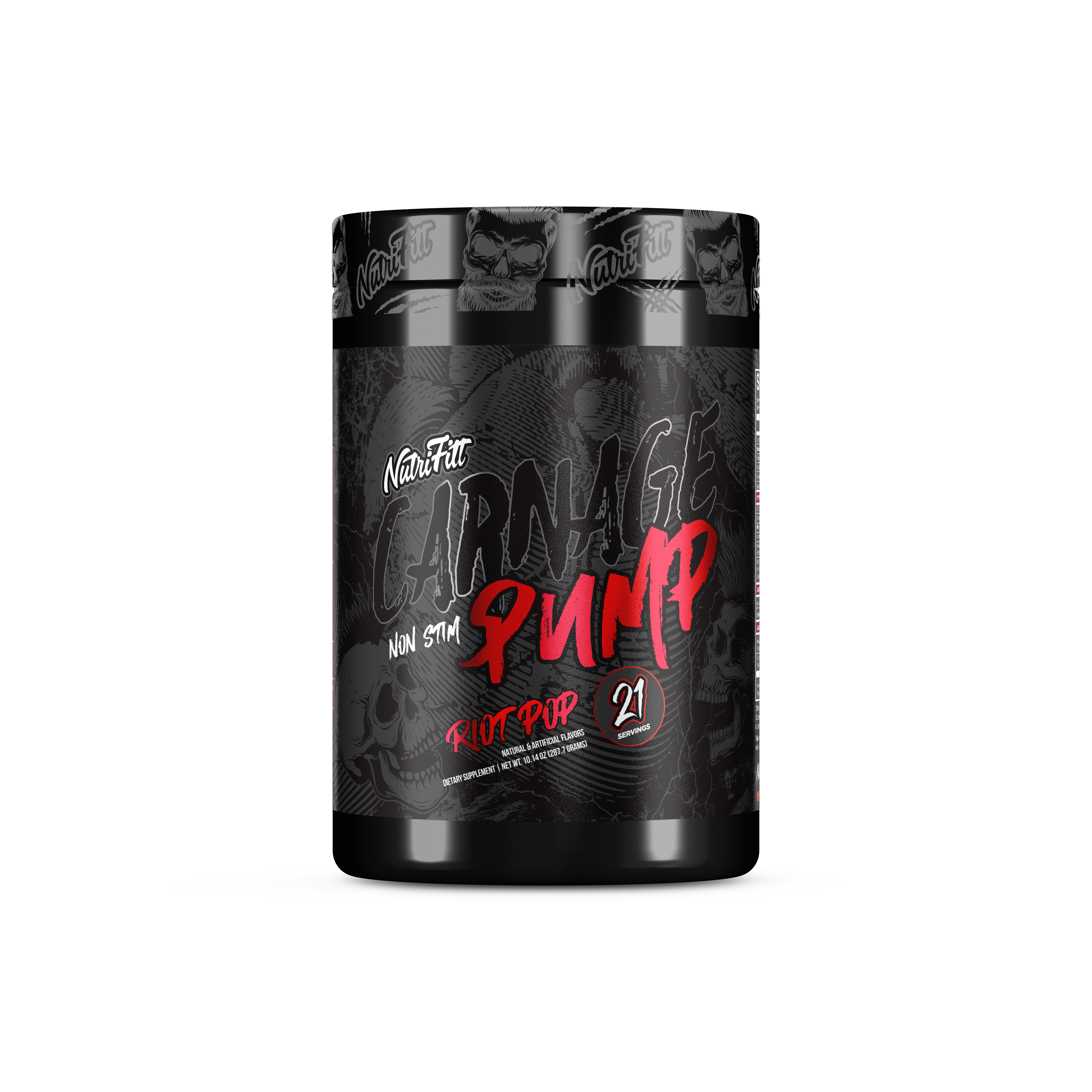 nutrifitt carnage non stim pump riot pop