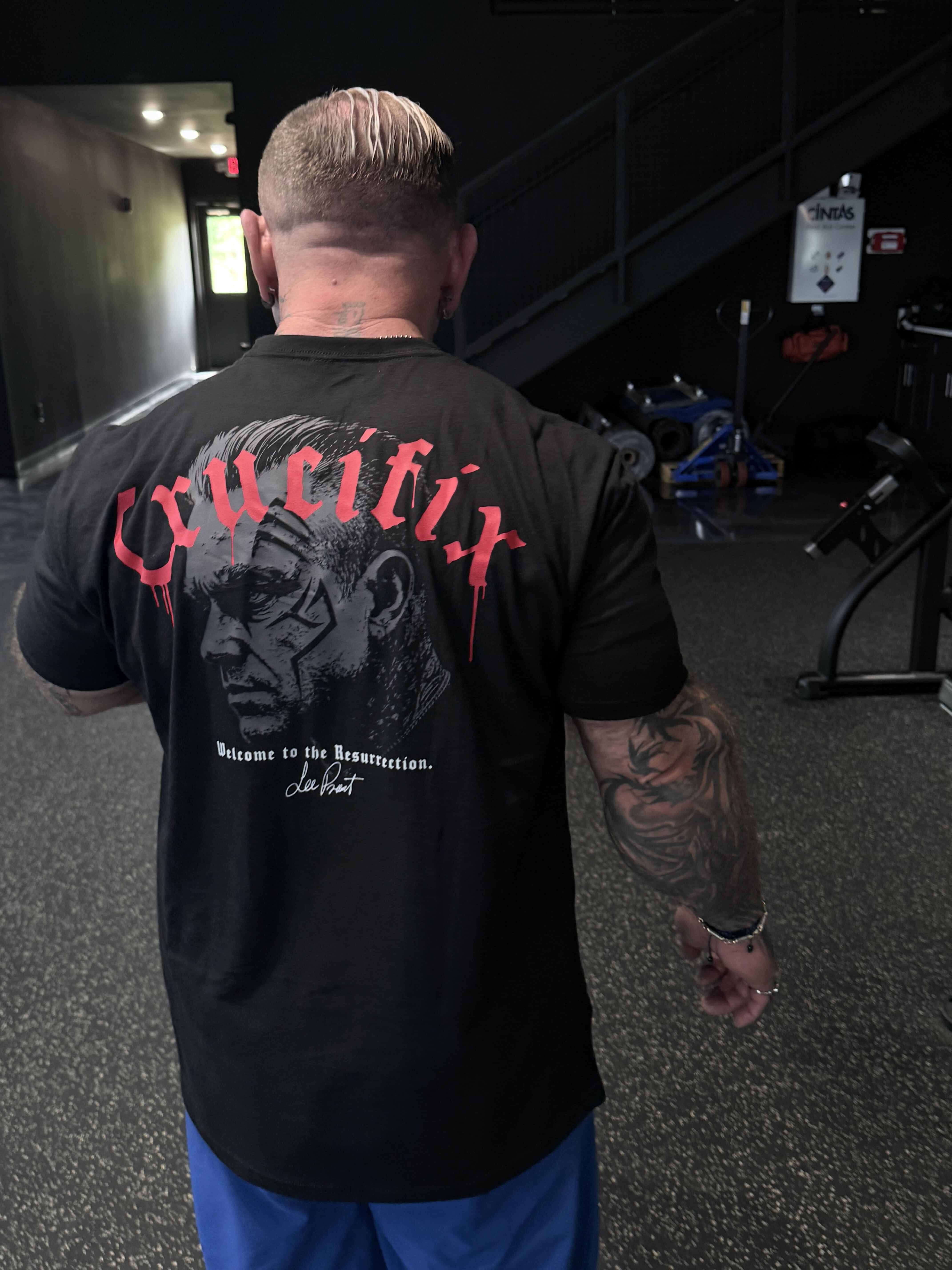 Lee Priest Crucifix T-Shirt | NutriFitt
