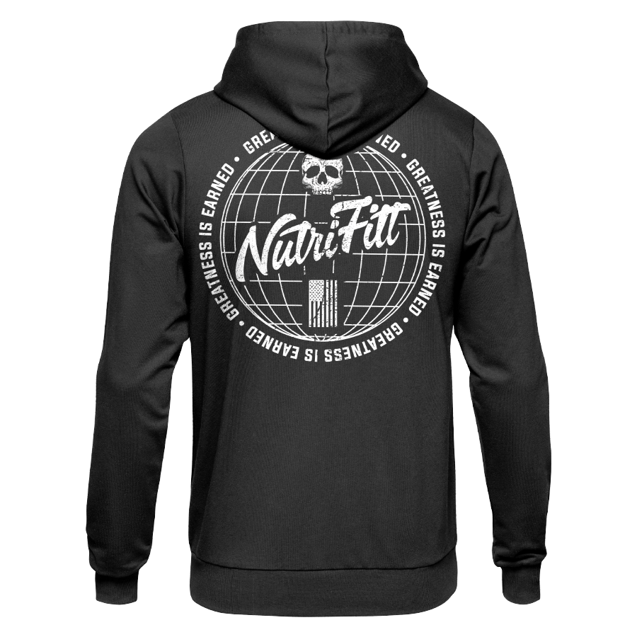 nutrifitt greatness is earned hoodie