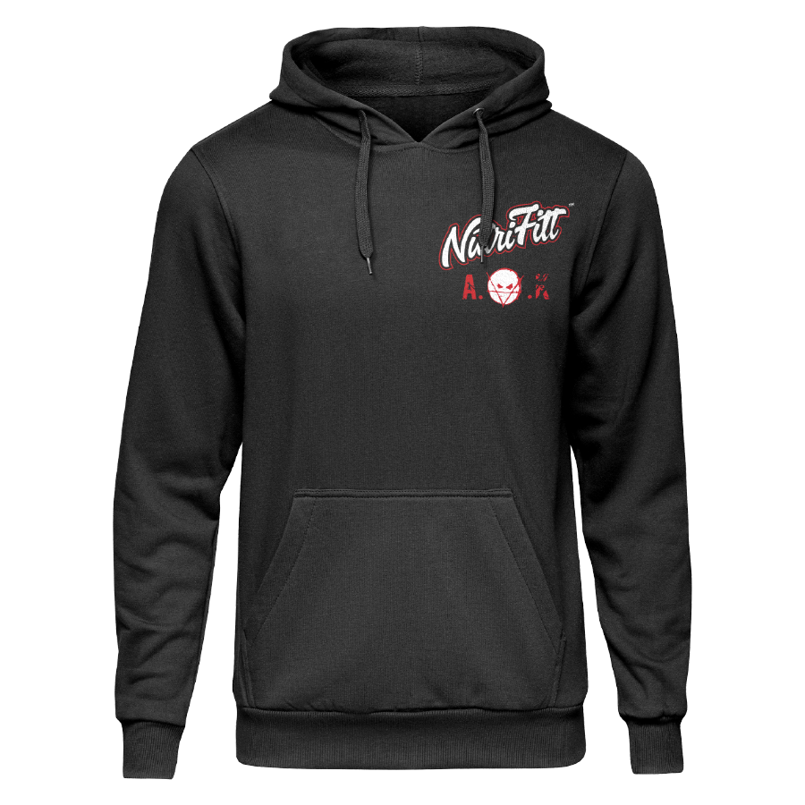 nutrifitt joker black hoodie