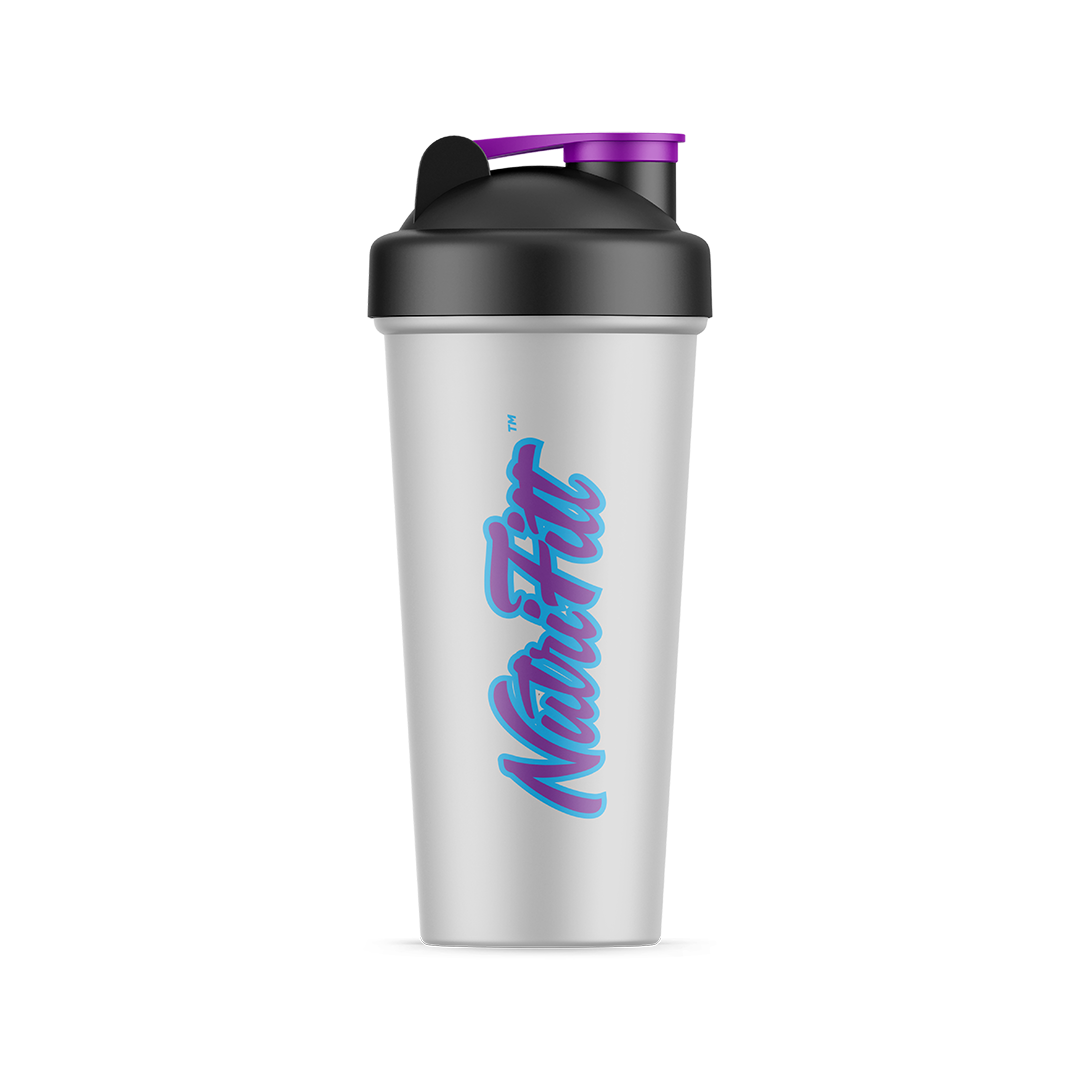 nutrifitt gray matte shaker 