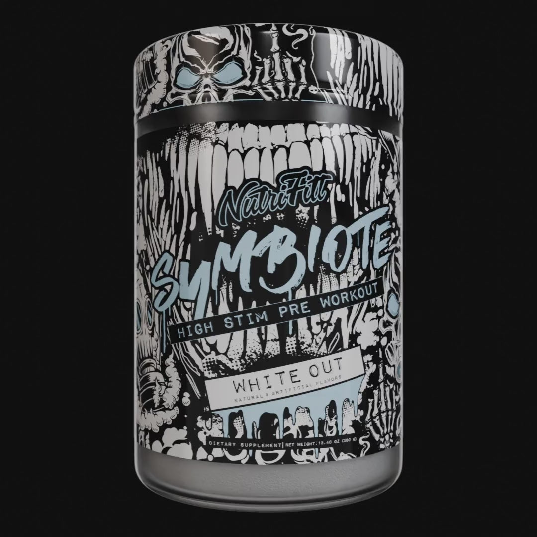 nutriftt symbiote high stim pre workout white out