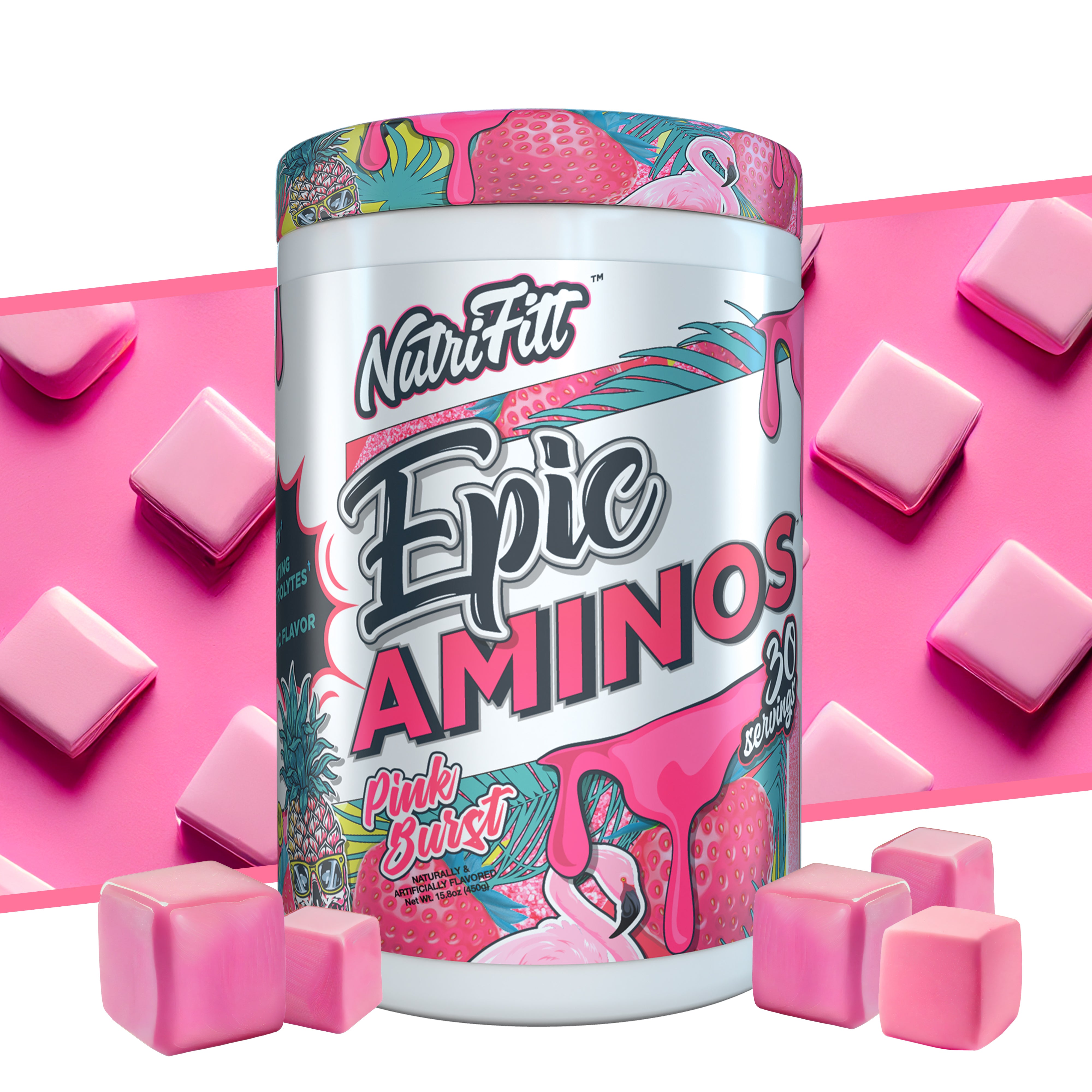 nutrifitt epic aminos pink burst 